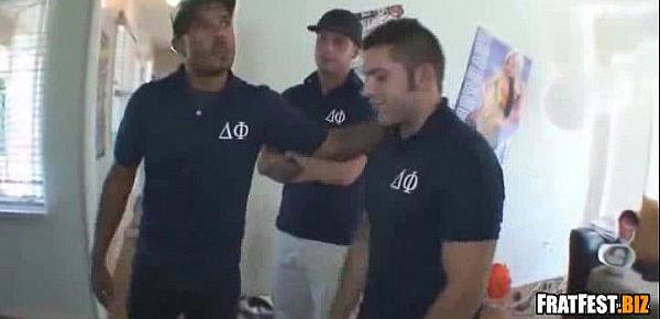  Frat Fest Members Blowjob